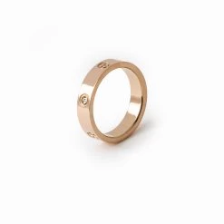 ICEEX El Paris Cartiar Love Rose Gold Ring