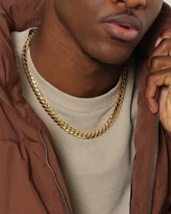 ICEEX 18k Gold Cuban Link Chain -Iceex 06005490 YG913 mens 0002 8db80538 4f15 49e6 89b3 1b3f812cd4a2