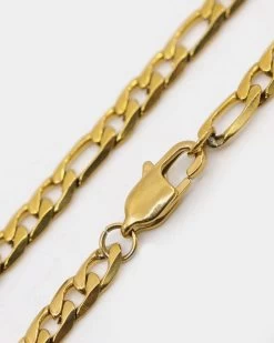 ICEEX 18k Gold Figaro Chain -Iceex 4454569375097 default 00070