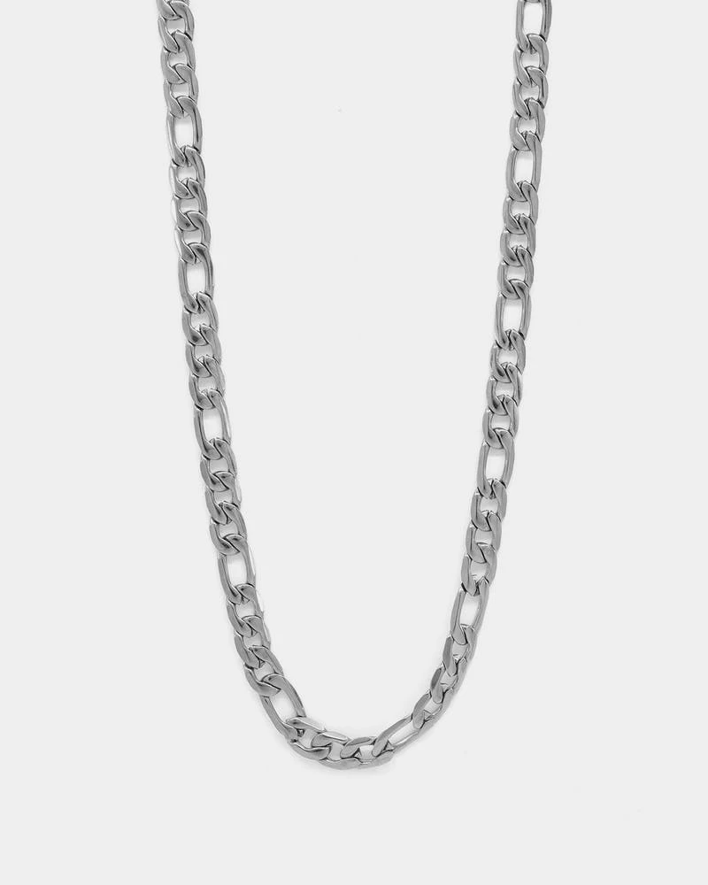 ICEEX Sterling Silver Figaro Chain