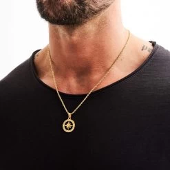 ICEEX North Star Gold Pendant Necklace -Iceex CRAFTDECOM29THSEPT7474