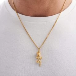 ICEEX 18k Gold Flower Pendant Necklace -Iceex CRAFTDECOMMarch8956 5eee1873 6fdf 48aa 84dc b25d13588f63