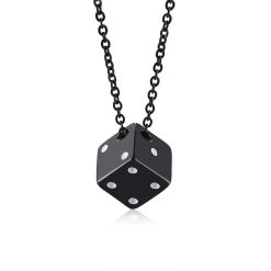 ICEEX Lucky Dice Pendant Necklace -Iceex H029ffa1f420841b7b7c8038d7270cfb68