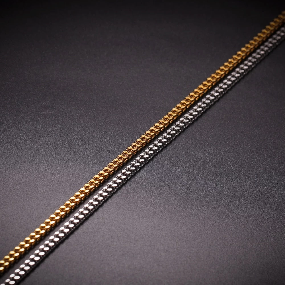 ICEEX 3mm 18k Franco Link Chain 6 ICEEX 3mm 18k Franco Link Chain - Image 4