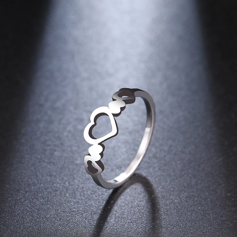 ICEEX Hollow Heart Ring 8 ICEEX Hollow Heart Ring - Image 6
