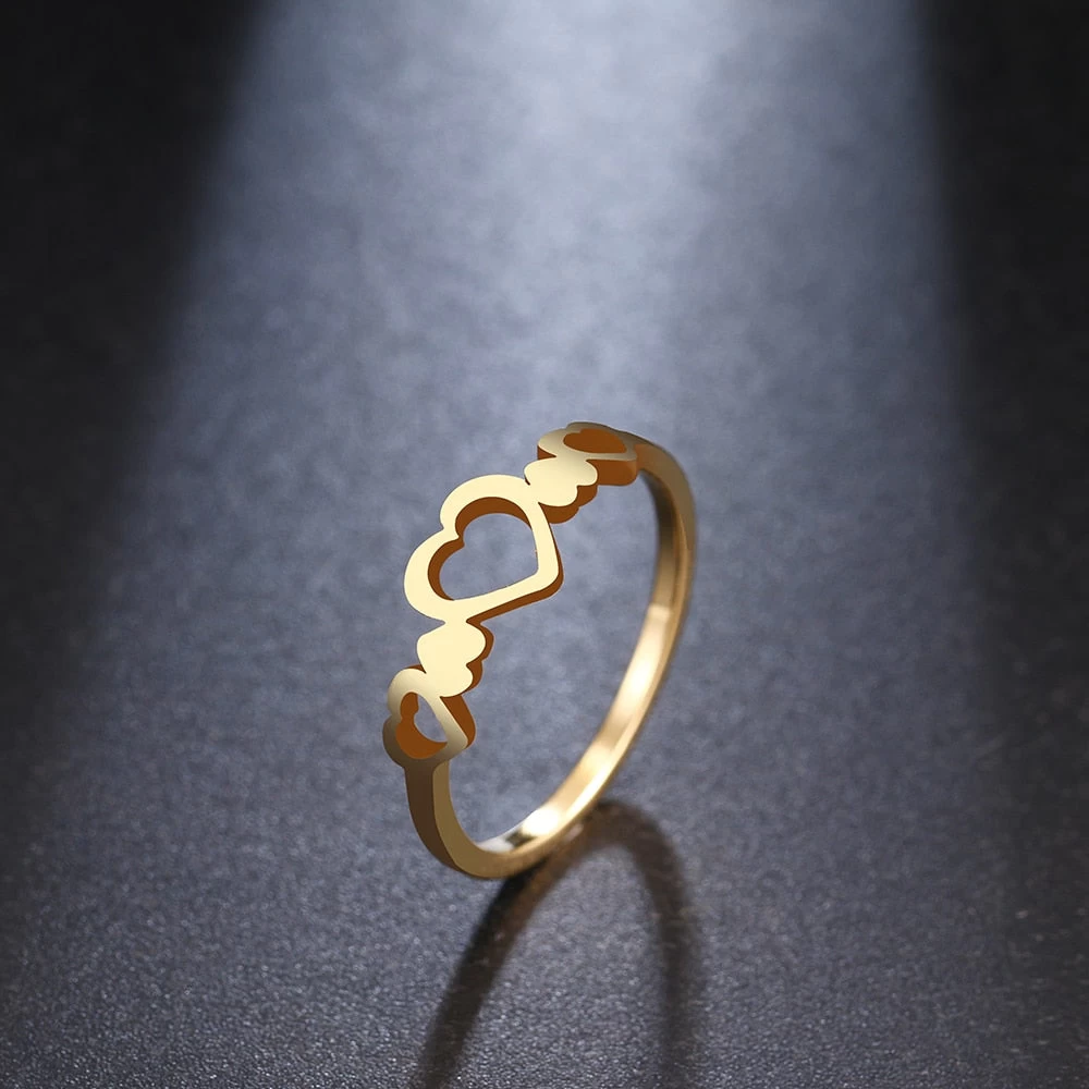 ICEEX Hollow Heart Ring 3 ICEEX Hollow Heart Ring