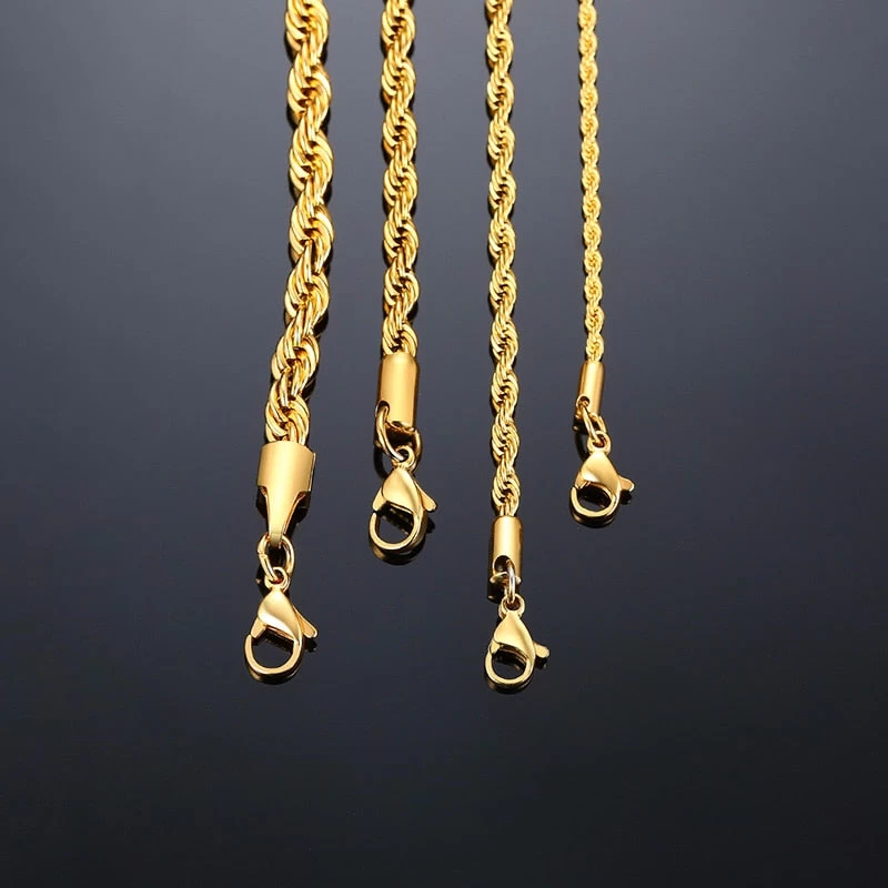 ICEEX 18k Gold Rope Necklace 9 ICEEX 18k Gold Rope Necklace - Image 7