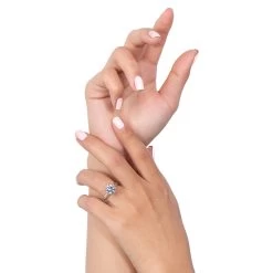 ICEEX 18k White Gold 3ct Diamond Engagement Statement Ring -Iceex H54ec05b09df9421f9bb7a10d922bdbcbb