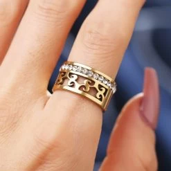 ICEEX Diamond Elegance Ring (18k Gold / Sterling Silver)