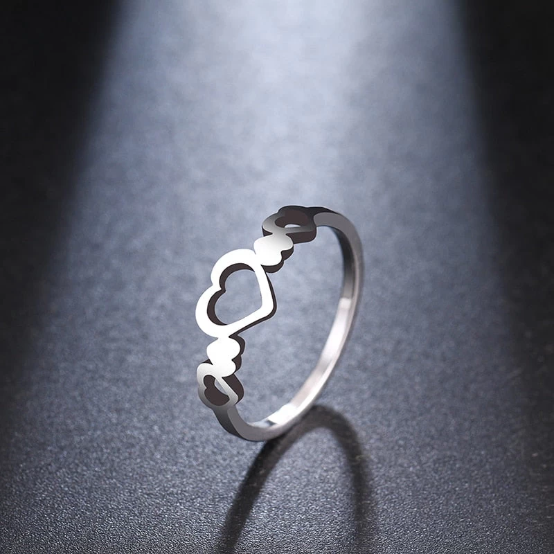 ICEEX Hollow Heart Ring 4 ICEEX Hollow Heart Ring - Image 2