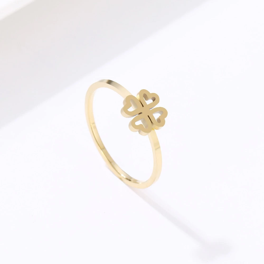 ICEEX Lucky Clover Heart Ring 7 ICEEX Lucky Clover Heart Ring - Image 5