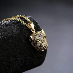 ICEEX 18k Gold Diamond Black Panther Pendant -Iceex H92c790f537604f65a3e709e0c7701216a