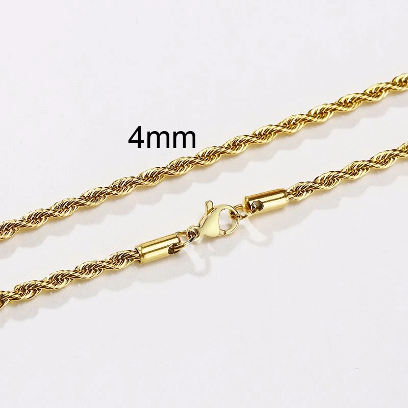 ICEEX 18k Gold Rope Necklace 7 ICEEX 18k Gold Rope Necklace - Image 5