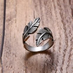 ICEEX Vintage Feather Ring -Iceex HTB1CrQ5PVXXXXcwXFXXq6xXFXXXU