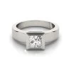 ICEEX 925 Sterling Silver 1 Crt Square Cut Lavish Ring -Iceex HTB1bzUxA4SYBuNjSsphq6zGvVXav