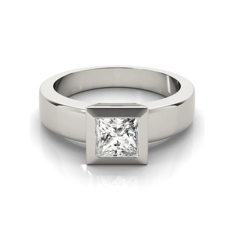 ICEEX 925 Sterling Silver 1 Crt Square Cut Lavish Ring 3 ICEEX 925 Sterling Silver 1 Crt Square Cut Lavish Ring