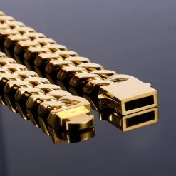 ICEEX 18k Gold Clasp Cuban Chain -Iceex Ha653ca9633bb4470a8d082c510f58f6f9