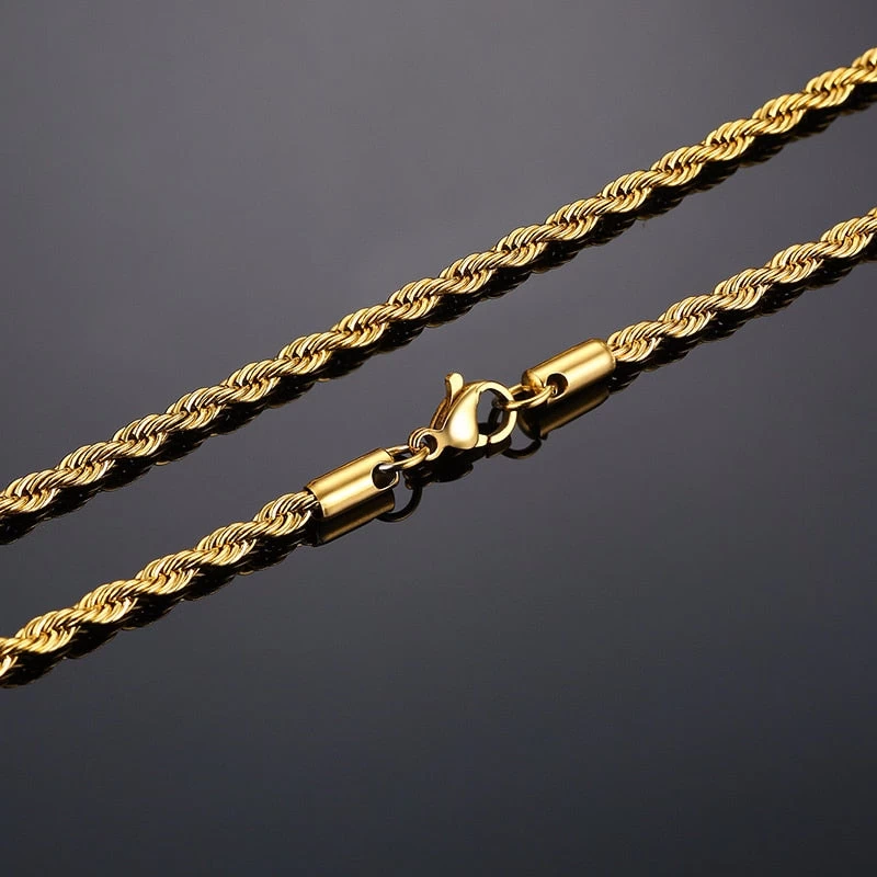 ICEEX 18k Gold Rope Necklace 10 ICEEX 18k Gold Rope Necklace - Image 8