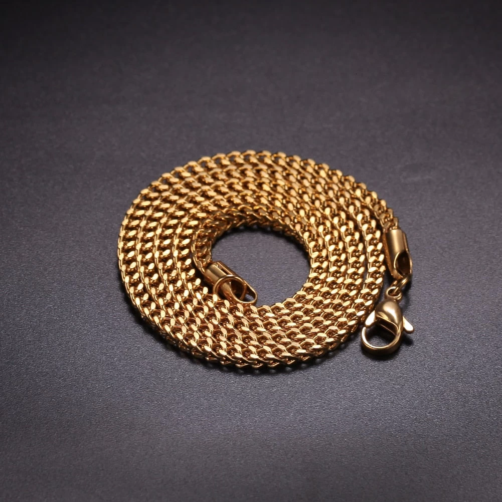 ICEEX 3mm 18k Franco Link Chain 4 ICEEX 3mm 18k Franco Link Chain - Image 2