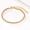 ICEEX 18k Gold Rope Bracelet -Iceex Hb22b13ff2c0c49f48b984f81d398de56v