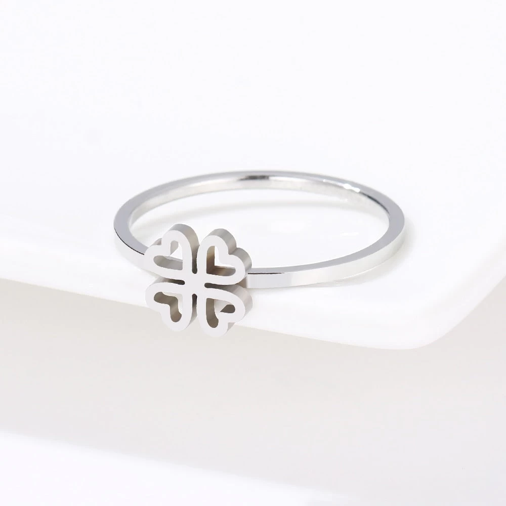 ICEEX Lucky Clover Heart Ring 10 ICEEX Lucky Clover Heart Ring - Image 8