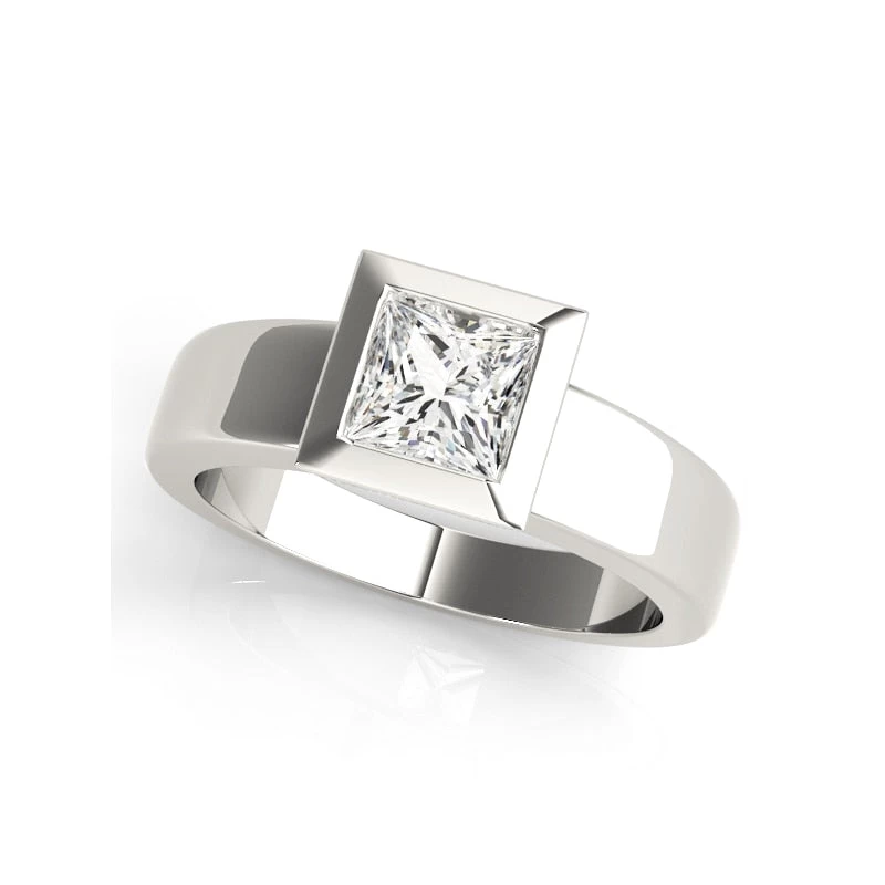 ICEEX 925 Sterling Silver 1 Crt Square Cut Lavish Ring 4 ICEEX 925 Sterling Silver 1 Crt Square Cut Lavish Ring - Image 2