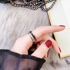 ICEEX Rose Gold Diamond Numeral Ring -Iceex Hc3593f24292747cd92f136c410d40d75G