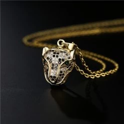 ICEEX 18k Gold Diamond Black Panther Pendant -Iceex Hd6f7a9ed87b24cf59150fd1d90a35699X