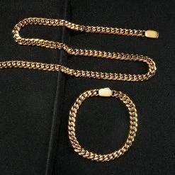 ICEEX 18k Gold Curb Cuban Chain -Iceex Hdc97f6c20a6143aa87f95936a03e52a08