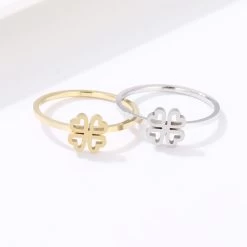 ICEEX Lucky Clover Heart Ring 16 ICEEX Lucky Clover Heart Ring -Iceex He0302b5c42a84198a3527e554c9d3fa7p
