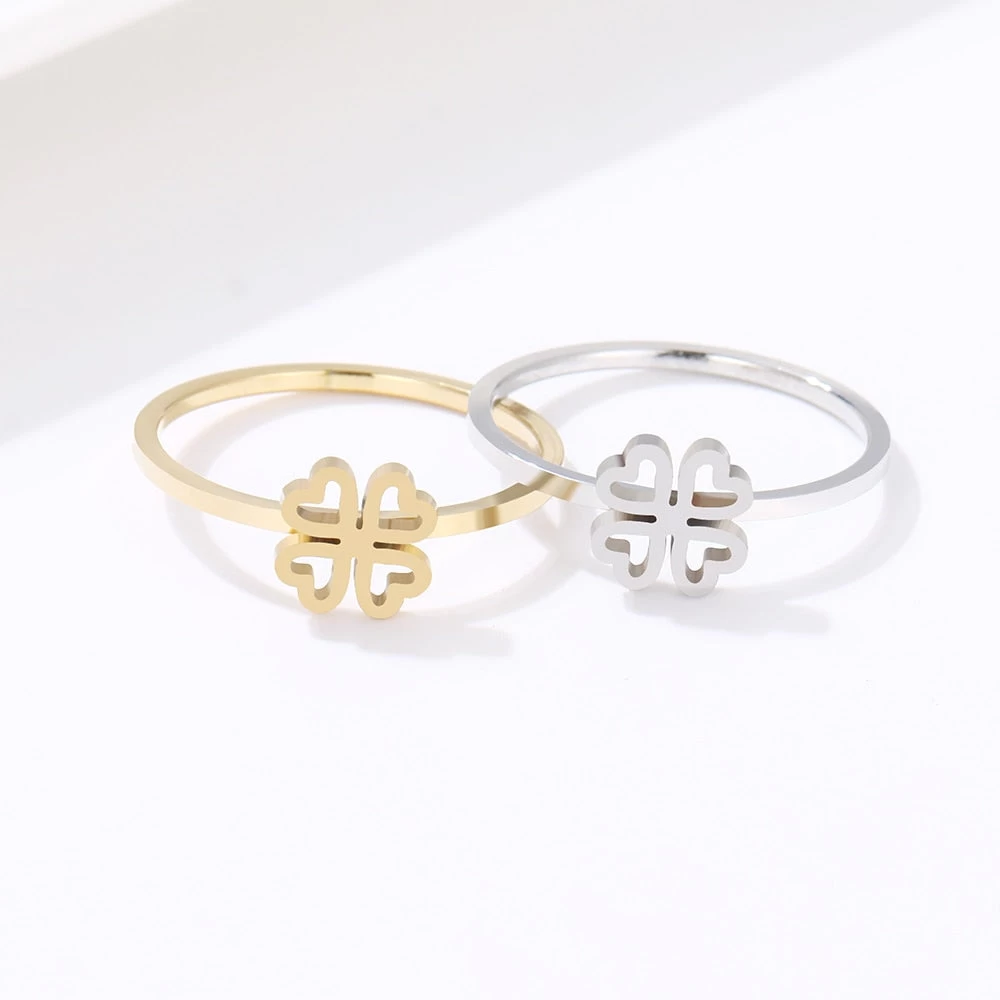 ICEEX Lucky Clover Heart Ring 9 ICEEX Lucky Clover Heart Ring - Image 7