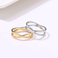 ICEEX Double Rounded Sphere Ring
