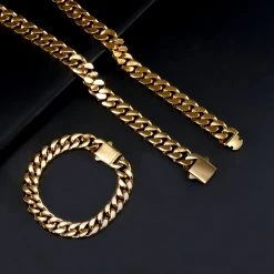 ICEEX 18k Gold Clasp Cuban Chain -Iceex Hf011331e09b54ba09ffe357bbdb0c2ffi