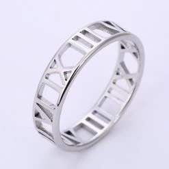 ICEEX Sterling Silver Numero Uno Ring