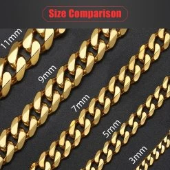 ICEEX 18k Gold Cuban Link Chain -Iceex Hfbd0215202b7422ebd8cbaa24dff85a7h