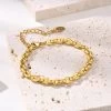 ICEEX 18k Gold Coffee Bean Linked Bracelet -Iceex S02440a144a2c498eb403a7fecf1b077c3