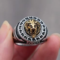 ICEEX Vintage Lion King Ring -Iceex S167cfd4f4566471c989d8d50f1009105x