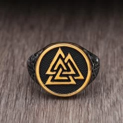 ICEEX Vintage Valknut Ring -Iceex S1d2b20f7f6ea43528dc48f476d6799ebB