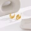 ICEEX 18k Gold Triplet Ring Earrings -Iceex S2e2ced67f42c4f5d8a4cb14cb75e6ea6y