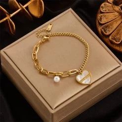 ICEEX 18k Gold Romance Beat Bracelet