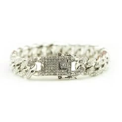 ICEEX Cuban Link Chain Bracelet -Iceex S30a9c23e24374051af69db999f344d6eR