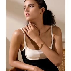 ICEEX 18k Gold Double Layered Diamond Bangle -Iceex S32ecef21e7494a63bbb1c1dbc2a1b5d6E