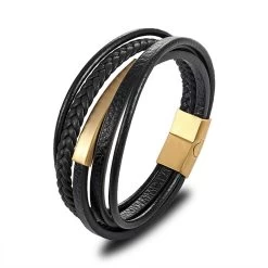 ICEEX Genuine Leather Connected Bracelet -Iceex S3614c166f6024e41b28f7cdfc323642aB