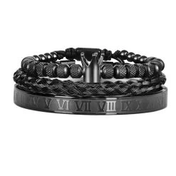 ICEEX IP Black Royal Crown Bracelet