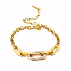 ICEEX 18k Gold Chained Diamond Bracelet -Iceex S47b6099b0c7745bd8b03fec0d8af8d77l