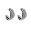ICEEX Sterling Silver French Classic Earrings -Iceex S4da14b0c1ad7445cb2374f9c0f751c4d1