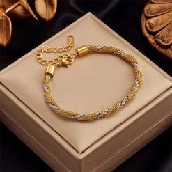 ICEEX The Two Tone Rope Bracelet