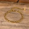 ICEEX 18k Gold Figaro Bracelet -Iceex S5972777470bb40e4b82be41e16d8ae0am
