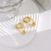 ICEEX 18k Gold Cuban Pearl Earring -Iceex S5cbbe076b98b41cc8b08afbb77fcf1d6H