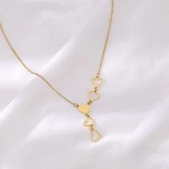ICEEX 18k Gold The Love Path Necklace -Iceex S6ac89bbcfea8465aa1378b2586e0f6acL